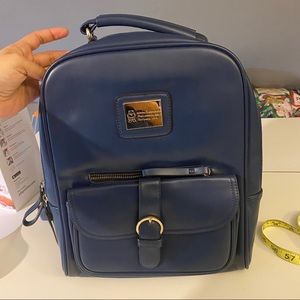 Navy Oldschool Style Backpack